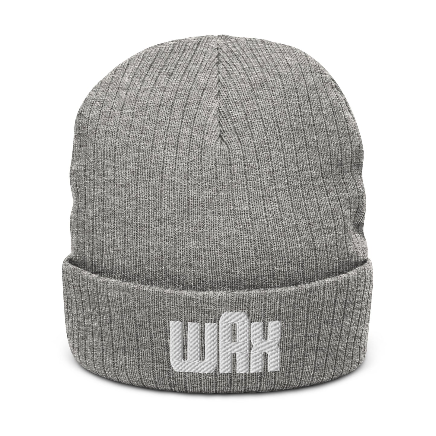 Wax Logo Embroidered Knit Beanie
