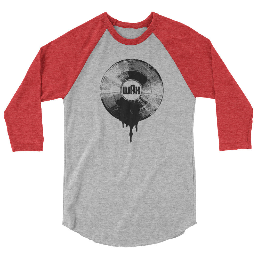 Wax on Wax Vinyl Baseball Tee